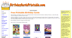 Desktop Screenshot of birthdaycardsprintable.com