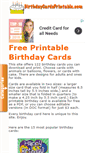 Mobile Screenshot of birthdaycardsprintable.com